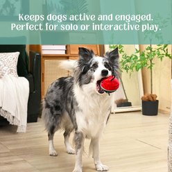 HugSmart Squeaky Spiky Ball Plush BBQ Grill Dog Toy, Medium slide 2 of 5