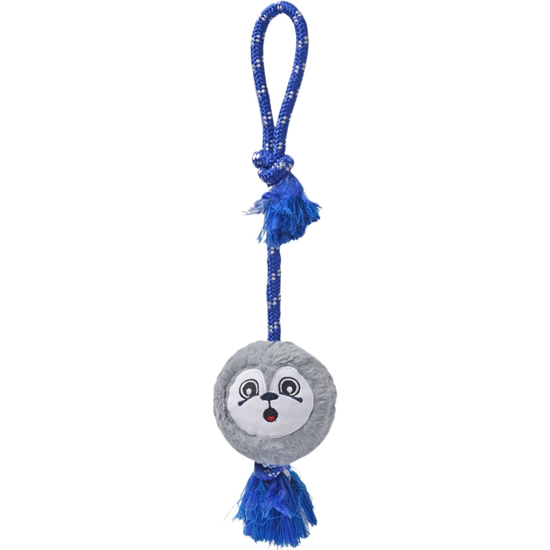 HugSmart Sea Lion Ball with Rope Tug Dog Toy, Medium/Large