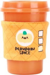 HugSmart Coffee Hour Pumpkin Spice Latte Dog Toy
