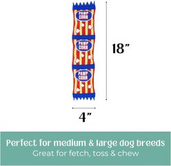 HugSmart Popcorn Firehose Squeaky Dog Toy, Medium/Large slide 2 of 4