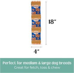 HugSmart Pretzels Firehose Squeaky Dog Toy, Medium/Large slide 2 of 5