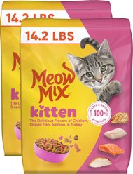 Meow Mix Kitten Li’l Nibbles Dry Cat Food, 28.4-lb bundle