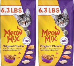 Meow Mix Original Choice Dry Cat Food, 12.6-lb bundle