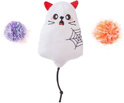 HugSmart Halloween Ghost Kitty Variety Pack Plush Cat Toy with Catnip, 3 count