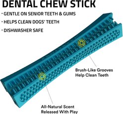 Playology Peanut Butter Scented Dental Chew Stick Dog Toy, Medium slide 2 of 6
