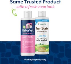 NaturVet Tear Stain Topical Remover Grooming Aid for Dogs & Cats, 4-fl oz slide 2 of 6