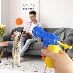 Kseroo Plush Fuzzy Interactive Fetch Play Exercise Balls Cat Toy, Multicolor, 30 count slide 2 of 7