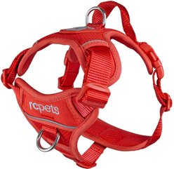 RC Pets Momentum Reflective Front & Back-Clip Dog Harness, Goji Berry, Medium: 20 to 28-in chest