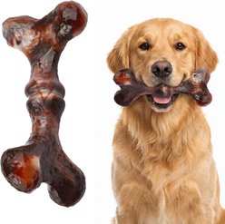 Kseroo Indestructible Bacon Flavor Bone Dog Chew Toy