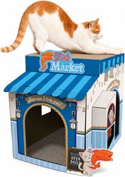 HappyCat Fish Market Scratcher Box Cat Toy