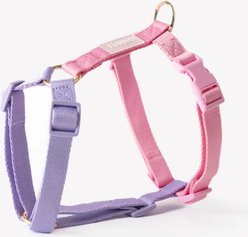 Furlou Nylon Dog Harness, Lavender & Pink, Small: 15 to 22-in chest slide 1 of 4