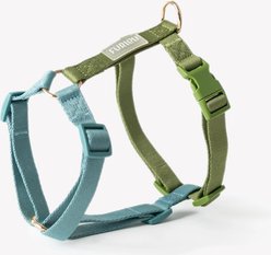 Furlou Nylon Dog Harness, Blue & Green, X-Small: 12 to 16-in chest slide 1 of 4