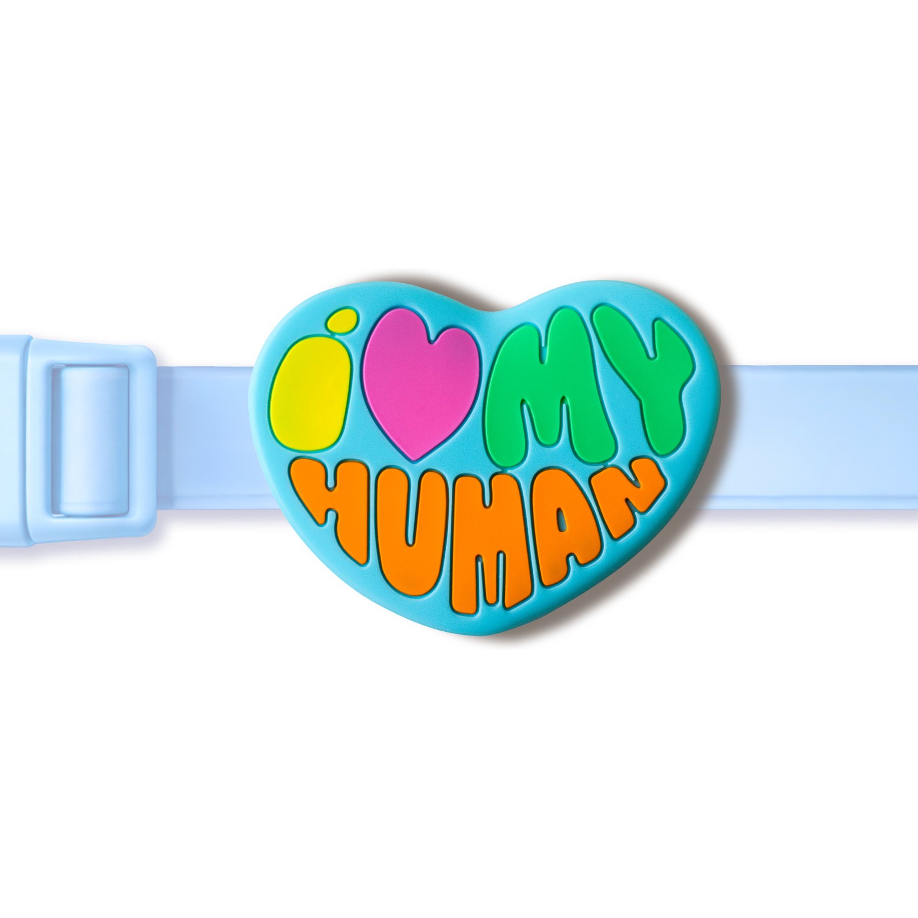 Jiby Dog Crew I Love My Human Jiby Dog Collar Accessory