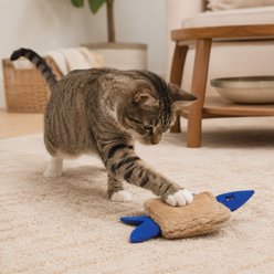 Crochet Kitty Tuna Fish Sandwich Cat Toy, Brown, 5.5 x 3-in slide 2 of 3