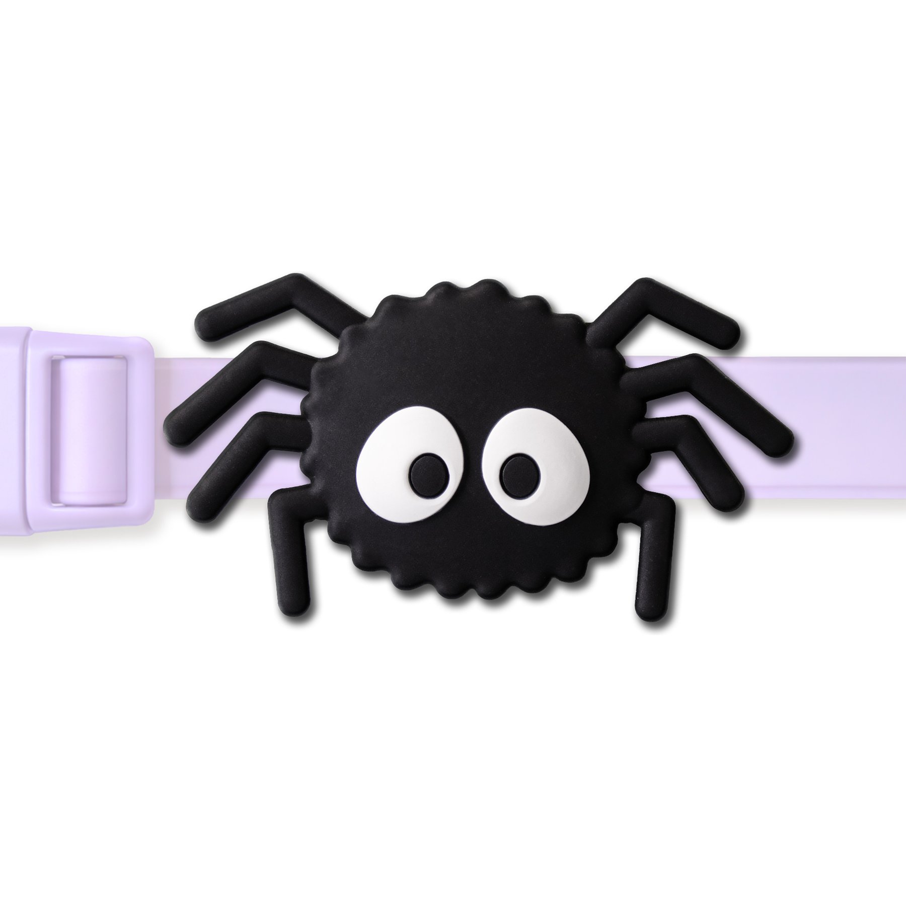 Jiby Dog Crew Sooty the Spider Jiby Dog Charm Collar Accessory, Black