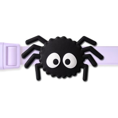 Jiby Dog Crew Jiby Dog Crew Sooty the Spider Jiby Dog Charm Collar Accessory, Black