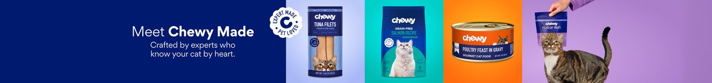 Meet Chewy Made Crafted by experts who know your cat by heart.