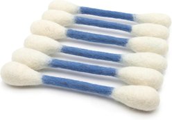 Kseroo Giant Q Tip Shaped Catnip Chew Cat Toys, Blue, 6 count