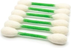 Kseroo Giant Q Tip Shaped Catnip Chew Cat Toys, Green, 6 count