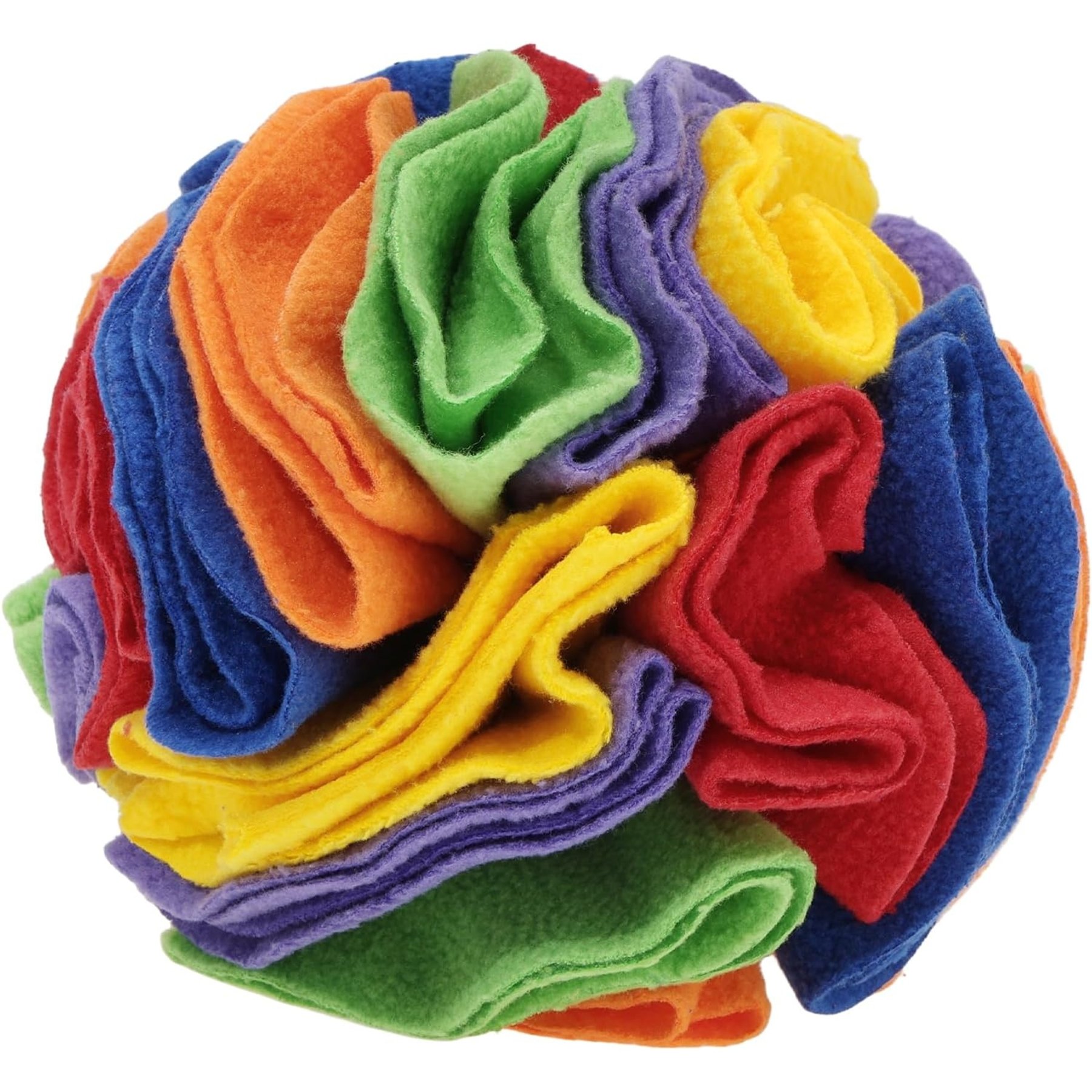 Kseroo Slow Feeder Snuffle Ball Dog Toy, Rainbow