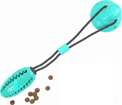 Kseroo Suction Cup Rope & Treat Ball Dog Toy, Blue