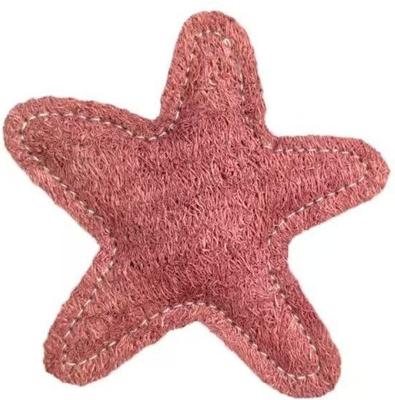 Show full view: Kseroo Natural Loofah 'Starfish' Cosmic Shape for Play Training Teasers-Wands Cat Toy, Red slide 5 of 5