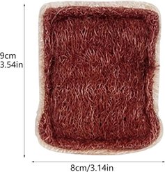 Kseroo Loofah Bread Slice, Whimsical Design for Play Training Teasers-Wands Cat Toy, Red slide 2 of 5