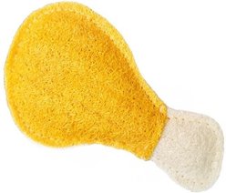 Kseroo Golden Loofah Drumstick, Large Size for Biting Training Teasers-Wands Cat Toy, Yellow