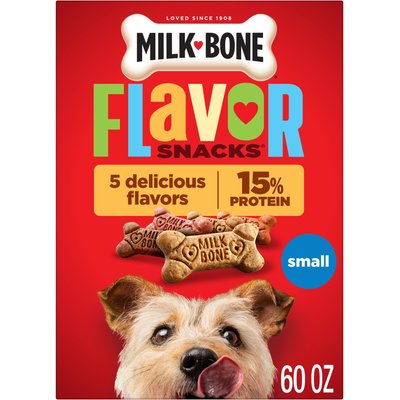 Milk-Bone Milk-Bone Flavor Snacks Biscuit Crunchy Small Dog Treats, 3.75-lb box