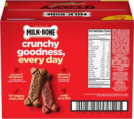 Show full view: Milk-Bone GravyBones Gravy Coated Biscuit Small Dog Treats, 7-lb box slide 9 of 11