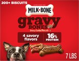 Milk-Bone GravyBones Gravy Coated Biscuit Small Dog Treats, 7-lb box