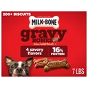 Milk-Bone GravyBones Gravy Coated Biscuit Small Dog Treats, 7-lb box