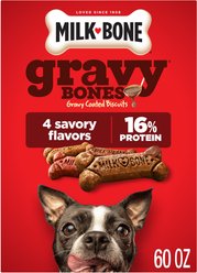 Milk-Bone GravyBones Gravy Coated Biscuit Small Dog Treats, 3.75-lb box