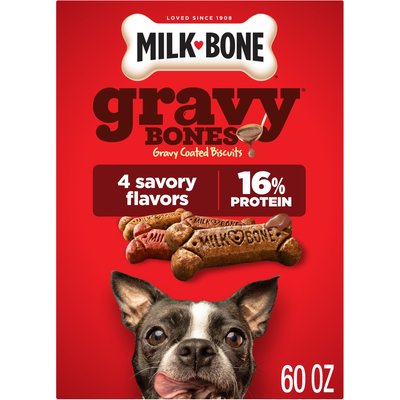 Milk-Bone Milk-Bone GravyBones Gravy Coated Biscuit Small Dog Treats, 3.75-lb box
