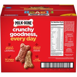 Milk-Bone Flavor Snacks Biscuit Crunchy Small Dog Treats, 7-lb box