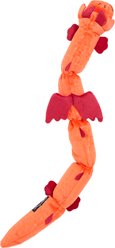 ZippyPaws Zippy Dragonz Squeaky Plush Dog Toy, Red, Red slide 2 of 7