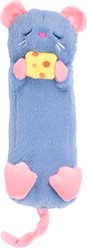 ZippyPaws Snooziez with Shhhqueaker Mouse Plush Dog Toy