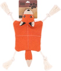 ZippyPaws ecoZippy Knotty Crawler Fox Squeaky Plush Dog Toy slide 2 of 5