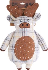 ZippyPaws ecoZippy Cotton Cuddler Moose Squeaky Plush Dog Toy slide 2 of 6
