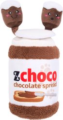 ZippyPaws Bungee Burrow Chocolate Spread Jar Squeaky Hide & Seek Dog Toy