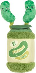 ZippyPaws Bungee Burrow Pickle Jar Squeaky Hide & Seek Dog Toy