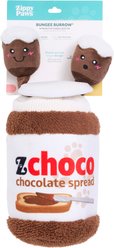 ZippyPaws Bungee Burrow Chocolate Spread Jar Squeaky Hide & Seek Dog Toy slide 2 of 6
