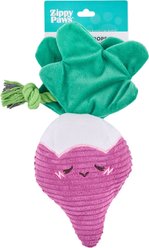 ZippyPaws Crops Radish Crinkle Plush Dog Toy slide 2 of 5