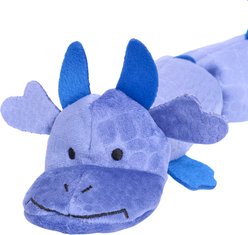 ZippyPaws Zippy Dragonz Squeaky Plush Dog Toy, Blue, Blue slide 2 of 7