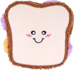 ZippyPaws Snufflerz PB&J Sandwich Training Plush Dog Toy