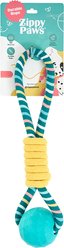 ZippyPaws Razzle Rope Tugger Squeaky Rope Tug Dog Toy