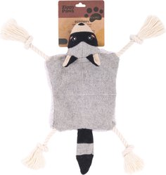 ZippyPaws ecoZippy Knotty Crawler Raccoon Squeaky Plush Dog Toy slide 2 of 5