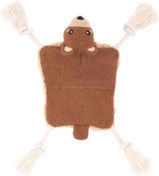 ZippyPaws ecoZippy Knotty Crawler Bear Squeaky Plush Dog Toy