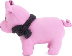 ZippyPaws ecoZippy Cotton Cuddler Pig Squeaky Plush Dog Toy slide 2 of 6