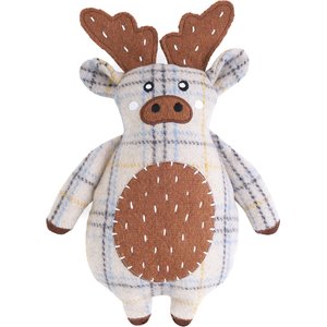 ZippyPaws ecoZippy Cotton Cuddler Moose Squeaky Plush Dog Toy